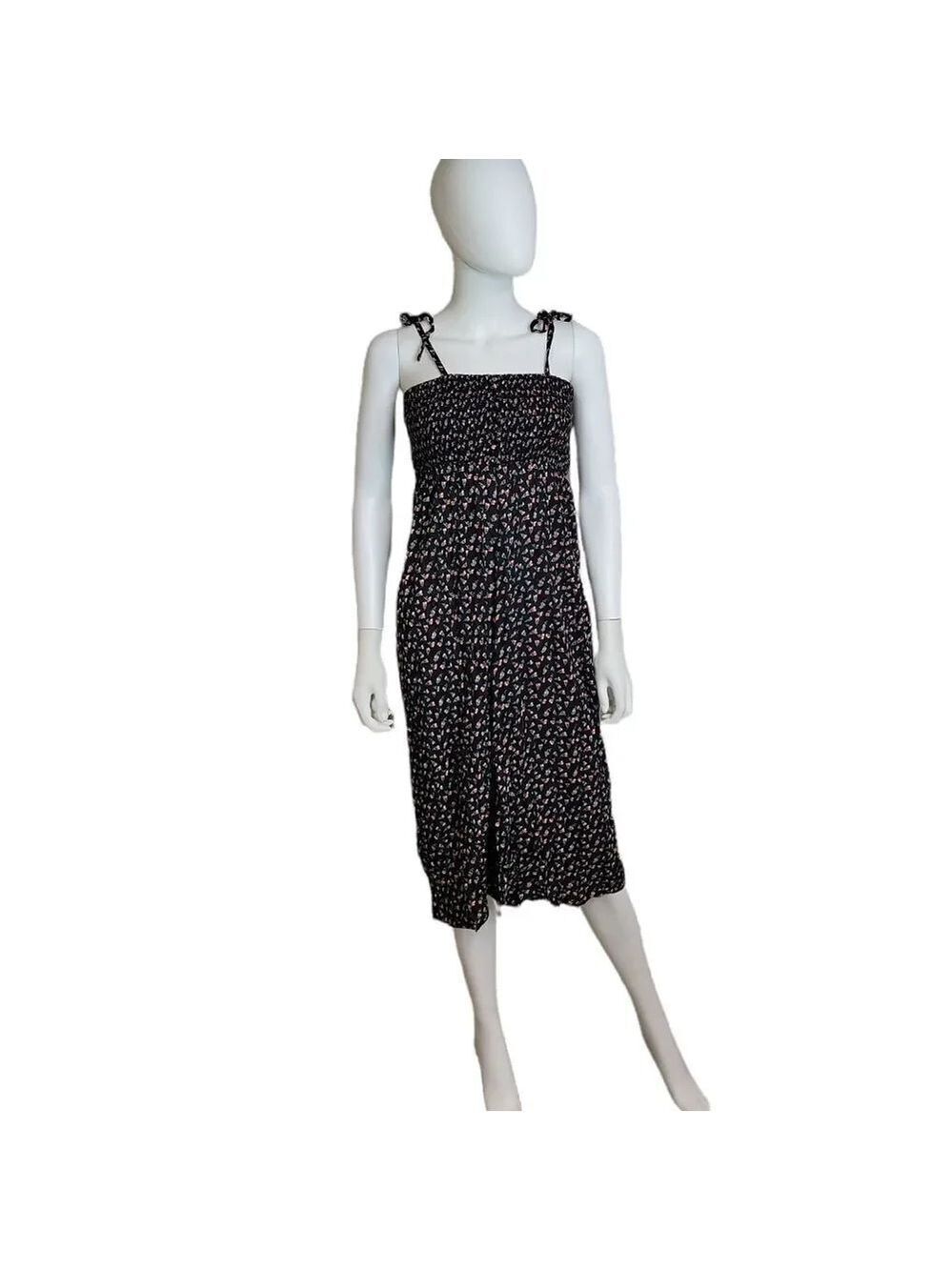 NWOT KENDALL & Kylie Smocked Floral Coveup Dress